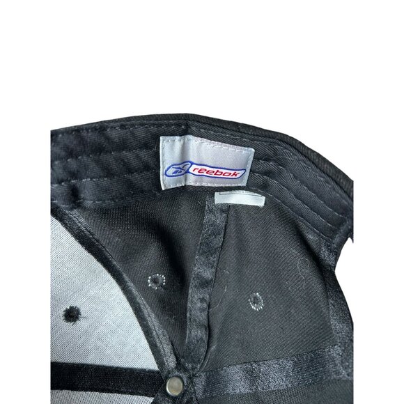 VTG Atlanta Falcons NFL Reebok Black Baseball Cap Hat Adjustable Sz One Size - Picture 8 of 10